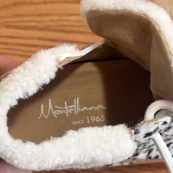 Montelliana 1965 Sandy High Top Sneakers White Black Spots Lace Up 11 - Picture 8 of 9